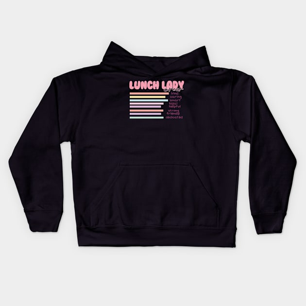 Lunch Lady Crew Retro Style Kids Hoodie by Pop Cult Store